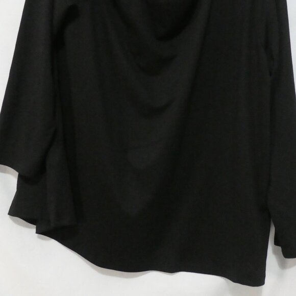 SHEIN - Curve | 2XL | Black Sequined Cut-Out / Cold Shoulder Long Sleeve Shirt - Picture 13 of 14